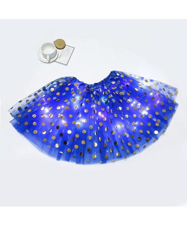 Buy 3-Layer Tulle T t Skirts for Women - 80s Ballet & Carnival Costumes | Black & Bright Blue Long Tulle Rock - Buy Online on GoSupps.com