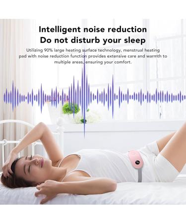 Portable Wireless Heating Pillows for Menstruation Relief - Adjustable Pink Pain Relief Pillow for Women & Girls - 3 Modes & Auto Shutdown - Buy Online on GoSupps.com