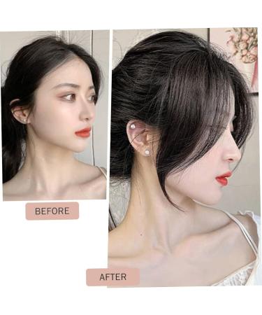 Clip in Bangs Side Parted Hair Toppers for Real Human Hair Fake Bangs 360 Cover Pieces Wispy Fake Bangs Clip in Hair Extensions for Women Daily Wear Natural Color - Buy Online on GoSupps.com