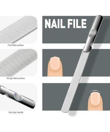 BEZOX Nail Clippers Set for Thick Nails - 6 Pcs Fingernail and Toenail Clippers for Adults, Men, and Women in Green - Buy Online on GoSupps.com