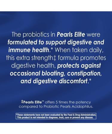 Nature's Way Pearls Elite Extra Strength Probiotics - 30 Once-Daily Softgels for Digestive Health - Buy Online on GoSupps.com