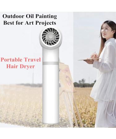 Lightweight Cordless Hair Dryer 300W Rechargeable Portable Blow Dryer 3 Modes Cold/Warm/Hot Wind for Hotel Home School Pet Care Outdoor Travel - Buy Online on GoSupps.com