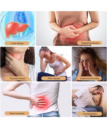 Castor Oil Packs for Liver Detox Reusable Castor Oil Pack Wrap with Neck Strap Less Mess Set Adjustable Anti Oil Leak Organic Castor Oil Packs for Waist and Thyroid Neck - Buy Online on GoSupps.com