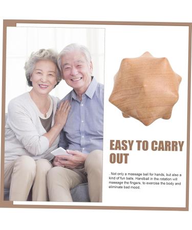 Villcase Thai Massage Tool - Baoding Point Physical Therapy Hand Balls for Neck & Foot Relief - Wooden Health Trigger Balls for Relaxation & Pain Relief - Buy Online on GoSupps.com