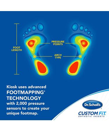 Dr. Scholl's Custom Fit Orthotic Inserts CF 440 Red 1 Pair - Pack of 1 - Buy Online on GoSupps.com