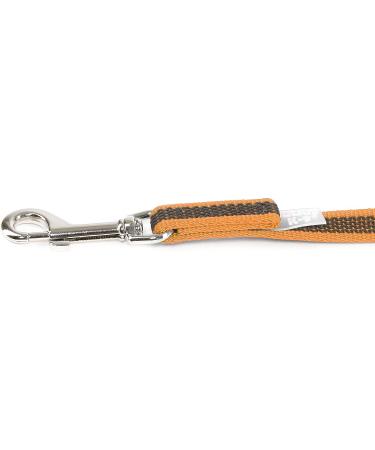 IDC Color & Gray Rubberized Leash 14mm x 2m - Durable Orange-Gray Loop Leash for Dogs | International Shipping - Buy Online on GoSupps.com