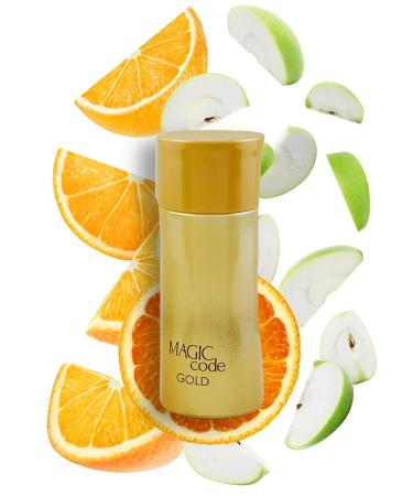 Magic Code Gold Eau de Toilette for Men 3.4 Fl. Oz. Oriental Spicy fragrance for men. - Buy Online on GoSupps.com