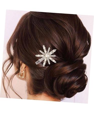 FRCOLOR Clips Pin Crystal for Hair Decorations Xmas Lady Flower Children Rhinestone Parties Snow Bridal Clear Wedding Shiny Rhinestones Silver Holiday Gorgeous Sparkly Party with - Buy Online on GoSupps.com