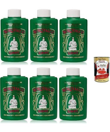 Italian Gourmet bundle - Poudre fra che Talc Bocal - 6x 200 gr Naturelle Absorbe efficacement l'humidit rafra chit et adoucit la peau particuli rement aux peaux sensibles + Italian Gourmet polpa