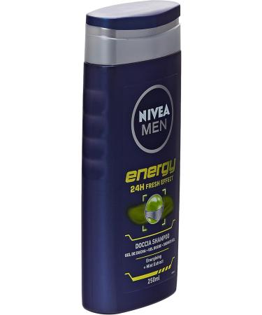  NIVEA NIVEA Men Shower Shampoo Energy - Pack of 12 x 250 ml - Buy Online on GoSupps.com