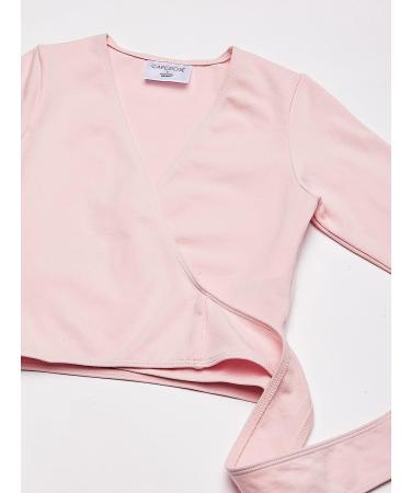 Capezio Little Girls' Classics Wrap Top - Pink, Small (2-6X) - Buy Online on GoSupps.com
