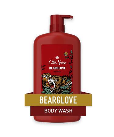 Old Spice Bearglove Body Wash 30 oz - Bold and Masculine Scent - Buy Online on GoSupps.com