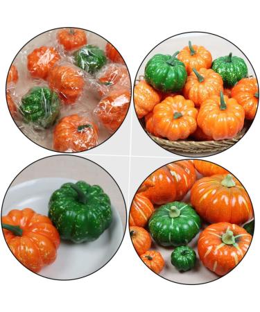 Artibetter 5pcs Simulation Green Pumpkin Thanksgiving Decors Fall Harvest Mini Pumpkins Simulation Lifelike Pumpkins Halloween Supplies Pumpkin Adornment Fall Decor Ornament Foam Fake Pumpkin - Buy Online on GoSupps.com