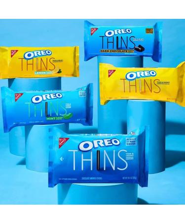 OREO Thins Dark Chocolate Creme Sandwich Cookies - Family Size 13.1 oz - Buy Online on GoSupps.com
