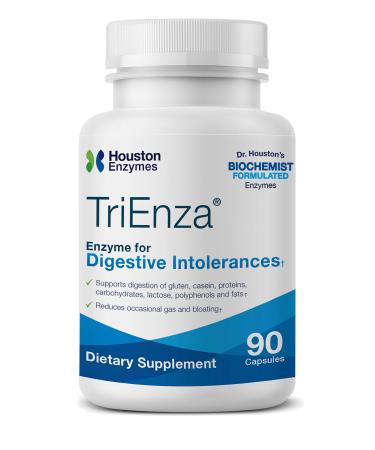 Houston Enzymes TriEnza Enzyme For Digestive Intolerances 90 Capsules