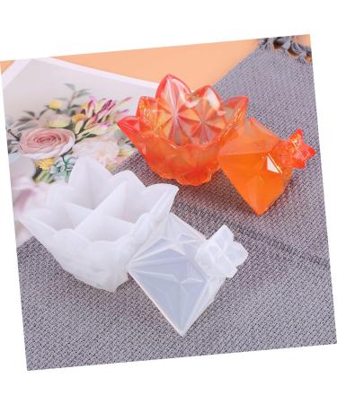 COHEALI 3pcs Candle Molds Diy Resin Epoxy Mold Silicone Jewelry Storage Container Storage Box Jewelry Box Whitex3pcs 8.5x7x12.3cmx3pcs - Buy Online on GoSupps.com