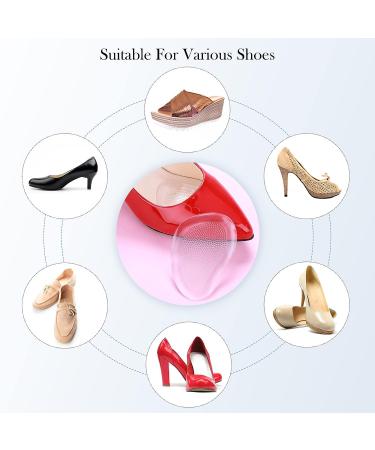 WLLHYF Metatarsal Pads for Women - 2 Pairs | Soft Gel Forefoot Cushions for High Heels | Rapid Pain Relief and Anti-Slip Inserts for Blisters - Buy Online on GoSupps.com