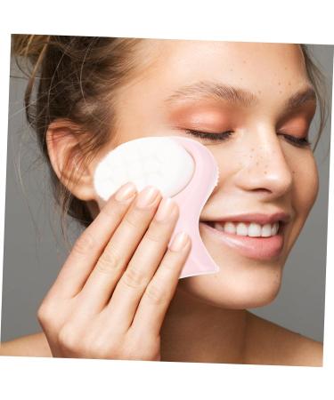 Angoily facial scrubber Scrub cleansing brush washbasin manual face brush cleanser double sided face soft fur cleaning brush Man-made fiber plastic Handheld - Buy Online on GoSupps.com