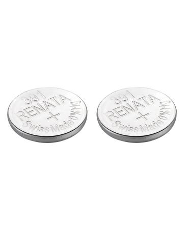 Renata Watch Battery Swiss Made Renata 391 or SR1120SW Or AG8 1.5V (2 Batteries 391 Or SR 1120 SW)