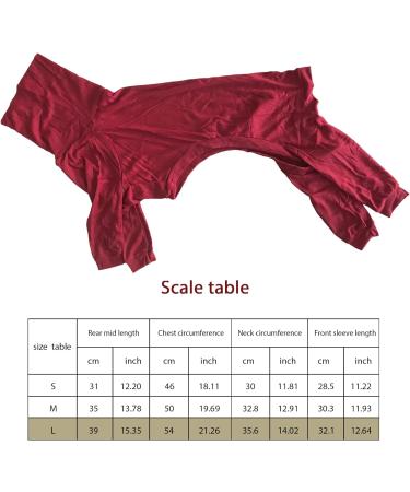 Greyhound Sweater for Dogs Dog Jumpers Pet Sweater Cotton Greyhound Pajamas Four-Legged Greyhound Clothes Hooded Whippet Pajamas Stretchable Warm Dog Coat L red L - Buy Online on GoSupps.com