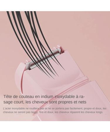 Rasoir lectrique Pour Femme Tondeuse Femme 2 T tes Imperm able Accessoires Beaut Zones Intimes Peau Sensible Rose - Buy Online on GoSupps.com