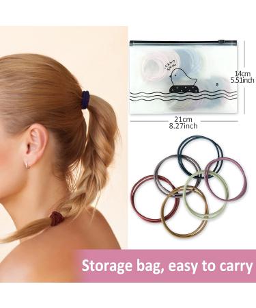 Hanyousheng Elastic Hair Bands Hair Ties 200 PCS - Multicolor Ponytail Holders for Women and Girls - Buy Online on GoSupps.com