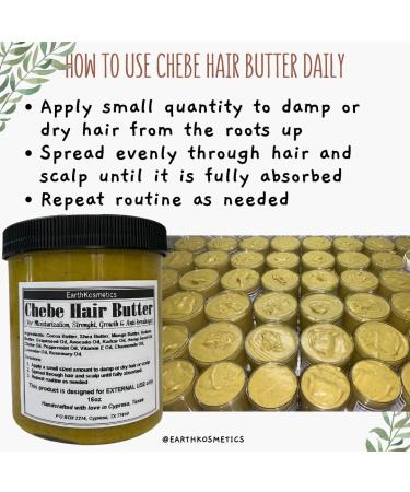 Chebe Butter for Stronger Healthier Hair - Authentic Chebe Powder & Oils | 6.05 oz - Buy Online on GoSupps.com