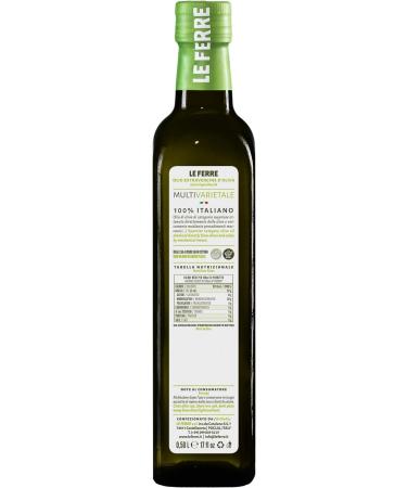 Olio Le Ferre Cold Extracted 100% Italian Extra Virgin Olive Oil 500 ml - Buy Online on GoSupps.com