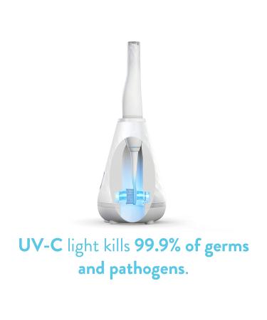 TAO Clean Umma Diamond Sonic Toothbrush - Dual Speed Electric Toothbrush with Docking Station - White - Buy Online on GoSupps.com