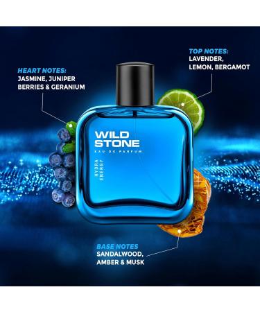 Wild Stone Hydra Energy Perfume for Men 50ml - Buy Online on GoSupps.com