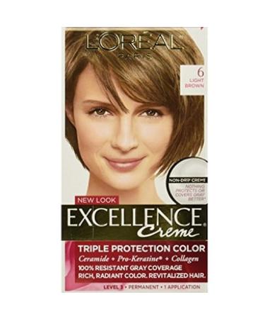 L'Oreal Excellence Creme Light Brown 6 1 Each