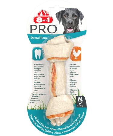 8in1 Pro Dental Bone for Medium Dogs - Healthy Chewing for Dental Care | 1 Pack - Buy Online on GoSupps.com