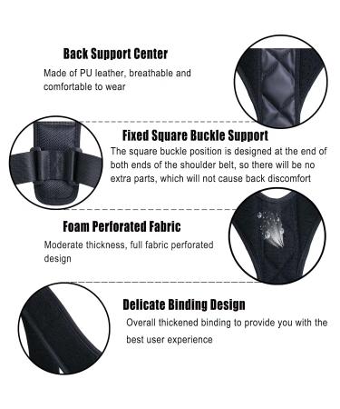 ETRSAIRL Back Brace Posture Corrector For Men And Women Lightweight Upper Back Brace for Clavicle Support Easy To Put On Always Maintain Good Posture Prevent Hunchback Improve Posture - Buy Online on GoSupps.com