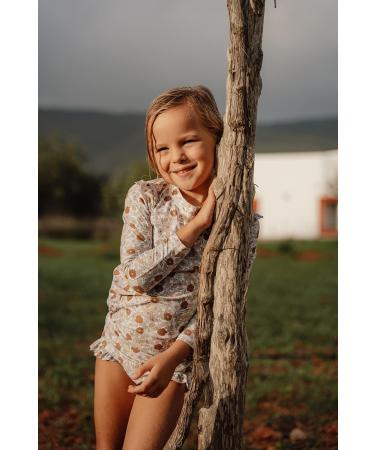 Little Dutch UV Protection Swim Shorts with Ruffles - Vintage Little Flowers (Size 98/104) | Shop Internationally - Buy Online on GoSupps.com