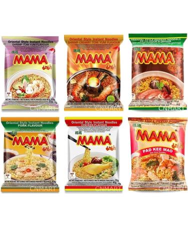 CNMART MAMA Instant Noodles Ramen Case of 30 | Assorted 3 Different Flavours  - Buy Online on GoSupps.com