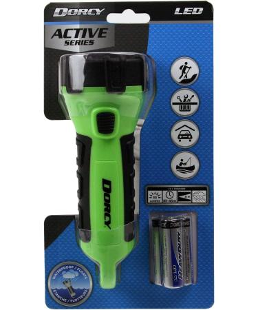 Dorcy 55 Lumen Floating LED Flashlight Neon Green with Carabineer Clip - Buy Online on GoSupps.com
