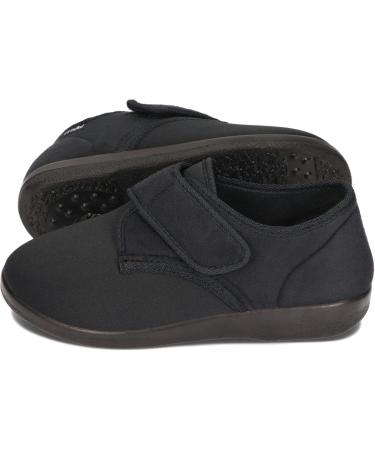 OrtoMed Adjustable Orthopedic Shoes for Men & Women - Velcro Fastener EU Size 36-46 Black - Comfort & Support - Buy Online on GoSupps.com