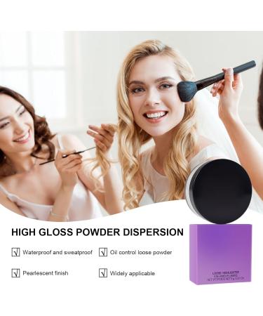  bellv Highlighter Makeup Powder | Long Lasting Highlighter Powder with Pearlescent Shine Makeup for Skin Types Glitter Makeup Easy to Apply for Skin Types - Buy Online on GoSupps.com