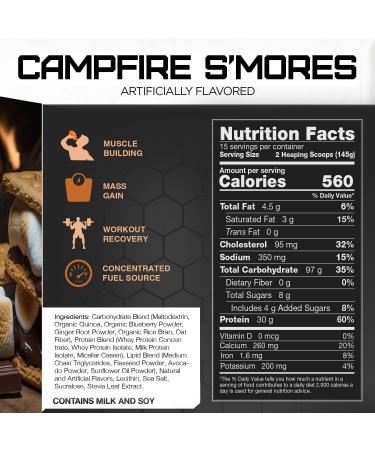 Clean Gainer - Campfire S'Mores - Buy Online on GoSupps.com