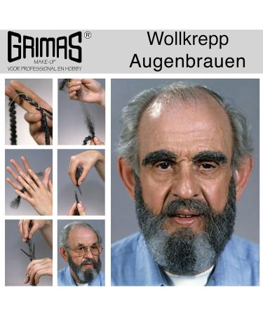 Grimas Wollklepp 1m Light Blonde 02 - Braided Colored Sheep Wool for Beards Chops Eyebrows & More | Premium Quality International Shipping - Buy Online on GoSupps.com