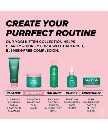 I DEW CARE Wash-off Clay Mask - Yoga Kitten | For Blemish-prone Skin with Kaolin  Heartleaf  and Tea Tree Extract  2.5 Fl Oz - Buy Online on GoSupps.com