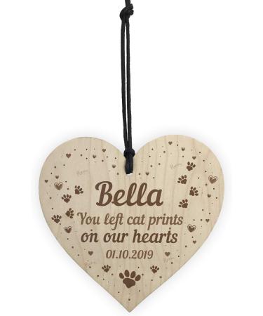 Personalized Cat Memorial Plaque - Wood Keepsake for Remembering Beloved Feline Friend | RED OCEAN - Buy Online on GoSupps.com