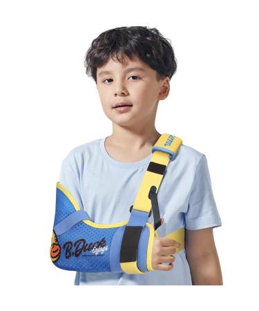 Velpeau Arm Sling for Kids - Breathable Shoulder Immobilizer with Waist Strap | Sponge Filled Support Brace (Right XS: 22.5 -26 ) - Duck Print Design - Buy Online on GoSupps.com