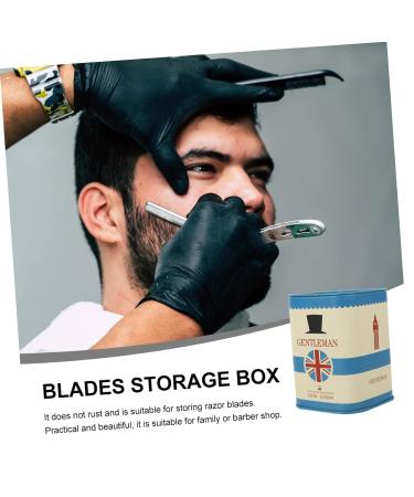 Angoily Blade Storage Box - Safe Vintage Razor Blade Container & Dispenser for Face Razors | International Shipping Available - Buy Online on GoSupps.com
