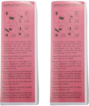 Paquet de 200 Bandes La Cire D' pilation Bandes de Cire Non Tiss es Bandes pilatoires Pour Jambes Creux D'Aisselle Corps et Bikini Blanc - Buy Online on GoSupps.com