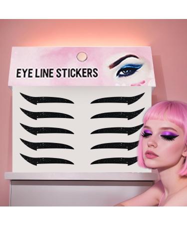 Autocollants Eye Liner R utilisables Patch Maquillage Fard Paupi res Disque Maquillage Portable pour Voyage Spectacle Danse 10 Pi ces R sistant l'Eau Noir - Buy Online on GoSupps.com