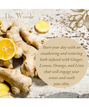Dr. Woods Ginger Citrus Bar Soap - 5.25 oz Natural Cleanser - Buy Online on GoSupps.com