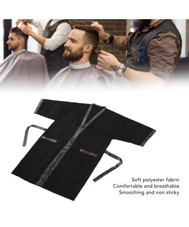 Sonew Haircut Gown with Pocket | Professional Barber Uniform & Short Sleeve Hair Grooming Clothes for Beauty Salon - International Shipping Available - Buy Online on GoSupps.com