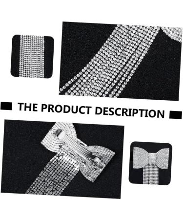 Beaupretty Wedding Tassel Hair Clip rhinestone tassel crystal bow clip rhinestone hair bow clip hair bow wedding rhinestone bow veils for brides rhinestones bang clip Crystal - Buy Online on GoSupps.com