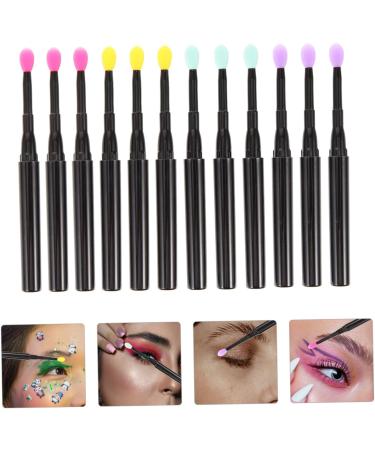 Baluue 12pcs Makeup Eyebrow Brush Silicone Makeup Brush Lip Tints Brush - Buy Online on GoSupps.com